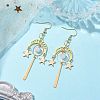 304 & 201 Stainless Steel Dangle Earrings EJEW-TA00437-2