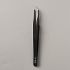 201 Stainless Steel Curved Pointed Tweezers TOOL-WH0052-04-1