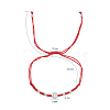 Feng Shui Adjustable Nylon Cord Braided Bead Bracelets BJEW-JB04976-01-2