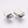 304 Stainless Steel Magnetic Clasps with Glue-in Ends X-STAS-K145-31P-3