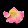 Handmade Polymer Clay 3D Flower Plumeria Beads X-CLAY-Q192-30mm-10-2