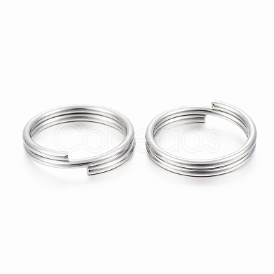 Tarnish Resistant 304 Stainless Steel Split Rings STAS-H413-06P-A-1