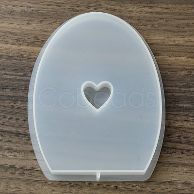 Easter Egg with Heart Shape Candle Holder Silicone Molds SIL-Z019-01C-1