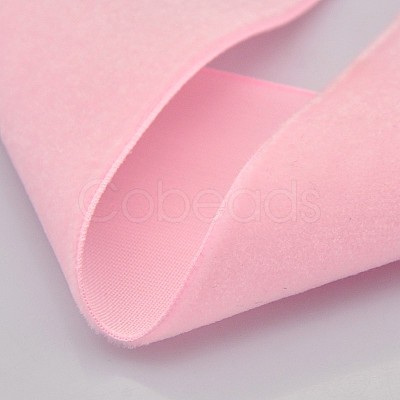 Polyester Velvet Ribbon for Gift Packing and Festival Decoration SRIB-M001-4mm-123-1