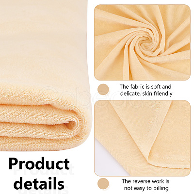 Short Plush Polyester Fabric DIY-WH0542-23A-1