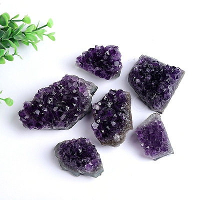 Natural Drusy Amethyst Display Decorations PW-WG60465-02-1