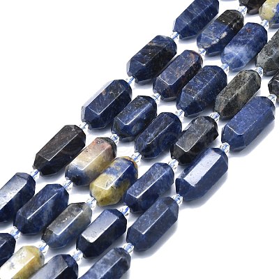 Natural Sodalite Beads Strands G-F715-060-1