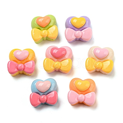 Opaque Resin Decoden Cabochons RESI-C046-10-1