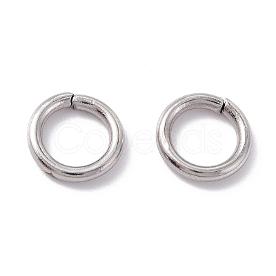 Non-Tarnish 304 Stainless Steel Jump Rings STAS-C040-01H-P-1