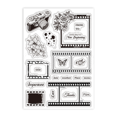 Custom PVC Plastic Clear Stamps DIY-WH0448-0681-1