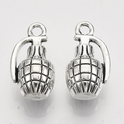 Tibetan Style Alloy Pendants X-TIBEP-T009-35AS-RS-1