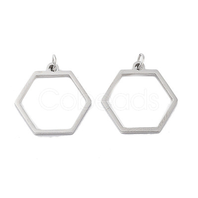 Non-Tarnish 304 Stainless Steel Pendants STAS-G324-01C-P-1