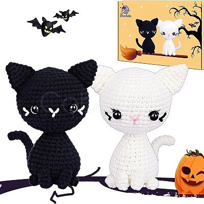 DIY Cat Crochet Knitting Beginner Kit PW-WG9BF43-03-1