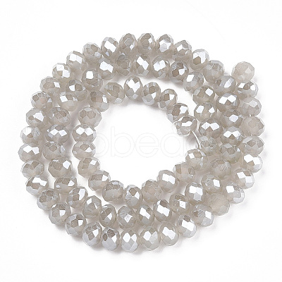 Electroplate Glass Beads Strands EGLA-A044-J3mm-A10-1