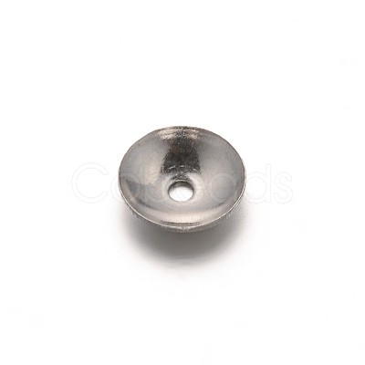 Tarnish Resistant Apetalous 304 Stainless Steel Bead Caps STAS-M212-01A-1