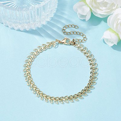 Alloy Cobs Chain Bracelet BJEW-TA00404-1