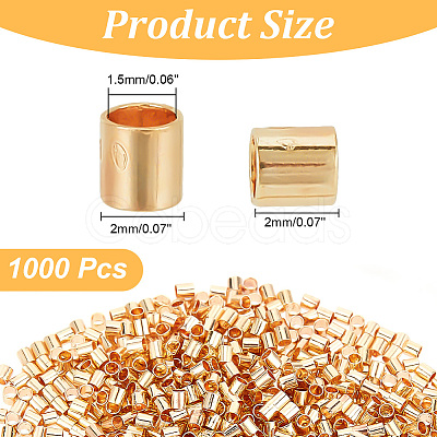 ARRICRAFT Brass Crimp Beads KK-AR0003-79-1