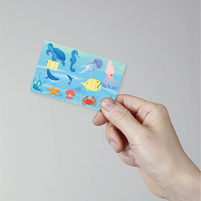 PVC Plastic Waterproof Card Stickers DIY-WH0432-065-1