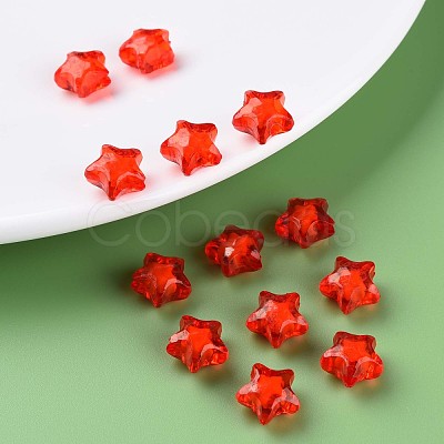 Transparent Acrylic Beads TACR-S152-01A-712-1