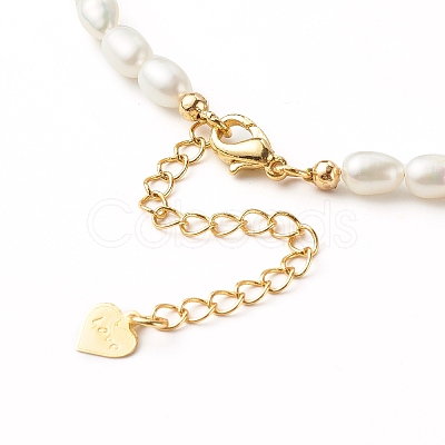 Pearl Beaded Necklace NJEW-JN03548-03-1