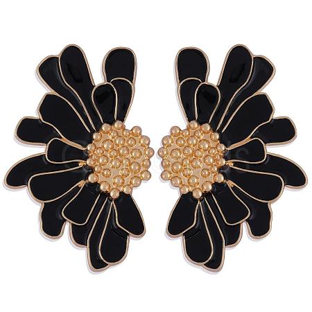 Vintage Flower Stud Earrings for Women JE1095C-1