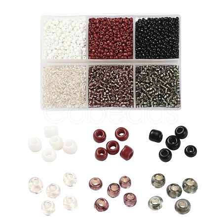 4500Pcs 6 Style 12/0 Glass Seed Beads SEED-YW0001-27E-1