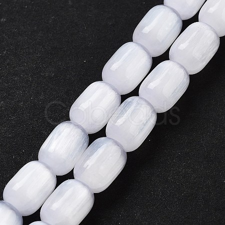 Natural Selenite Beads Strands G-F750-B-01-1