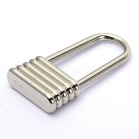 Zinc Alloy Zipper Slider PALLOY-WH0082-31B-P-1