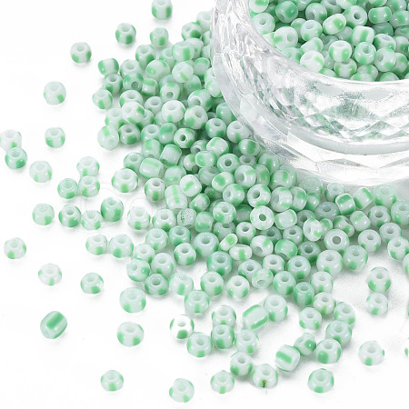 8/0 Opaque Glass Seed Beads SEED-T006-01B-D02-1