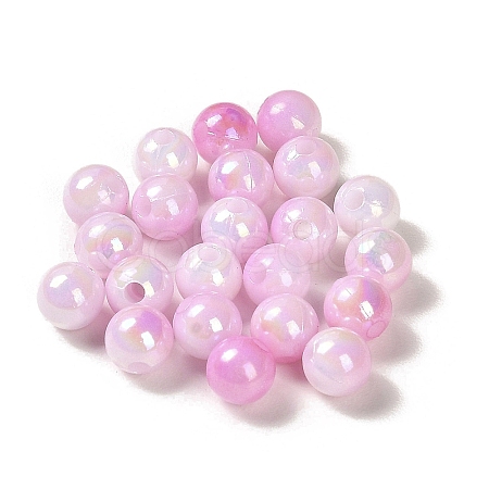 Opaque Acrylic Beads OACR-Z016-01B-06-1