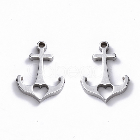 304 Stainless Steel Charms STAS-N092-100-1