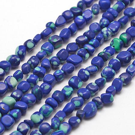 Synthetic Chrysocolla Beads Strands G-F465-25-1