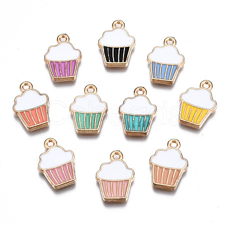 Alloy Enamel Pendants ENAM-S121-127-A-1