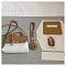 DIY Bowknot Crossbody Bags Set, Including PU Leather Bag Materials, PapayaWhip, 200x260x80mm