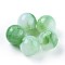 Acrylic Imitation Jade Beads, Round, Light Green, 7.5~8x7mm, Hole: 1.8mm, about 1900pcs/500g