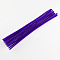 11.8 inch Pipe Cleaners, DIY Chenille Stem Tinsel Garland Craft Wire, Dark Violet, 300x5mm