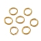 Stainless Steel Open Jump Rings, Round Ring, Real 18K Gold Plated, 4x0.6mm, 22 Gauge, Inner Diameter: 2.8mm