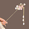 Alloy Hair Sticks, Hair Accessories for Women & Girls, Flower, 180mm