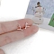 Alloy Earrings for Women, with 925 Sterling Silver Pin, Deer, 10mm