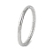 304 Stainless Steel Bangles for Women, Stainless Steel Color, Inner Diameter: 2-1/2 inch(6.2cm)