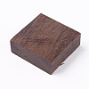 Square Wooden Pieces for Wood Jewelry Ring Making WOOD-WH0101-29D-2