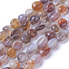 Natural Botswana Agate Beads Strands X-G-P433-20-2
