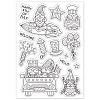 PandaHall Elite 9 Sheets 9 Style PVC Plastic Stamps DIY-PH0006-80A-7