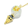 Round Resin Dowsing Pendulum Big Pendants G-C117-01G-06-2