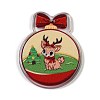 Christmas Theme Opaque Printed Acrylic Pendants SACR-S035-02C-1