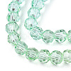 Transparent Glass Beads Strands X1-GLAA-E036-07R-4