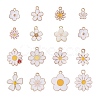 75Pcs 15 Styles Alloy Enamel Pendants ENAM-CJ0001-89-1