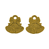 Tibetan Style Alloy Christmas Bell Pendants TIBEP-GC158-AG-RS-1