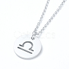 Non-Tarnish 304 Stainless Steel Pendant Necklaces NJEW-E147-11P-1