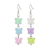 Acrylic Dangle Earrings EJEW-JE05751-02-1